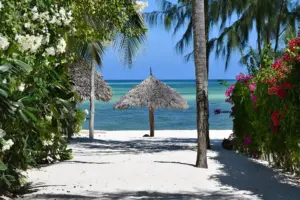 Maji Villa Private beach umbrella